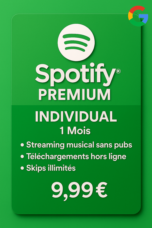 Spotify Premium – Individual – 1 Month