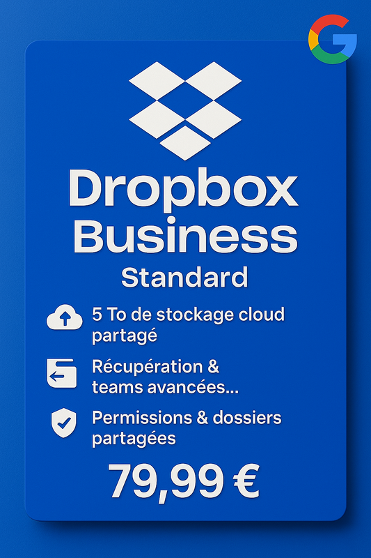 Dropbox Business Standard – 1 Year